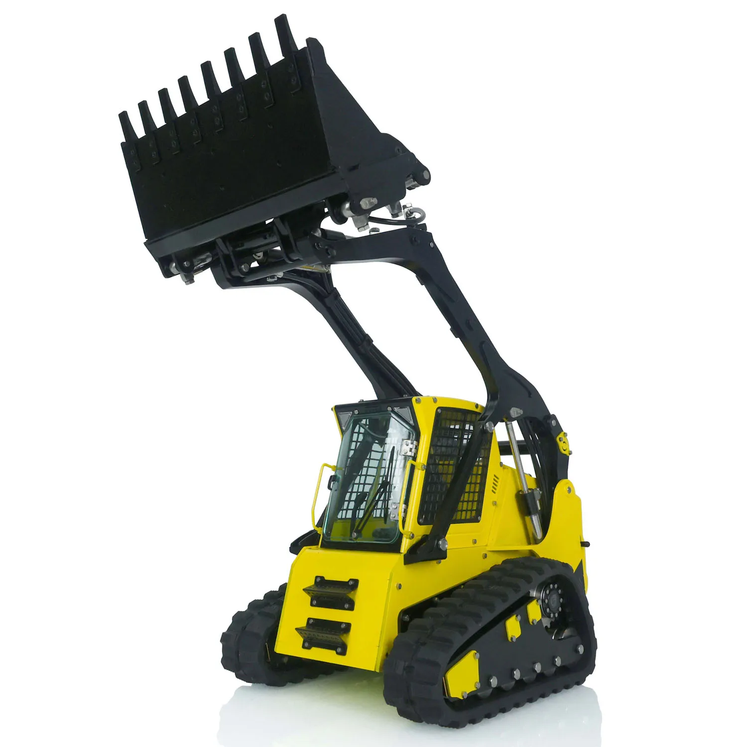 LESU 1/14 Hydraulic RC Loader Aoue Lt5 Tracked Skid-Steer Radio Control Truck Outdoor RC Heavy Machine Toys THZH1392