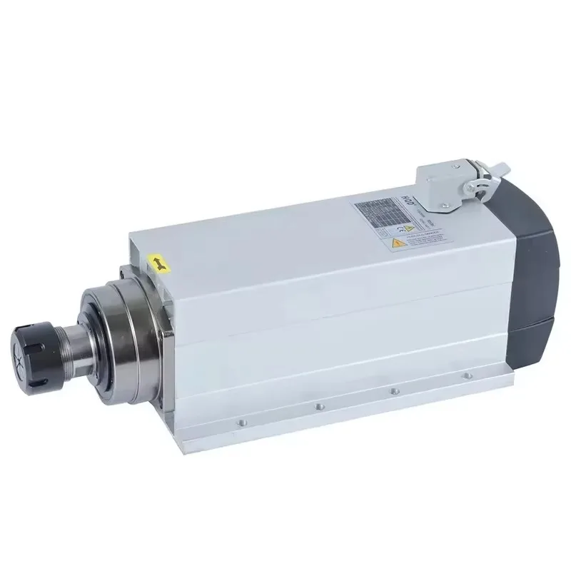 HQD GDF60-18Z/7.5 Spindle Cnc 7.5KW 18000rpm ER32 Square Shape Cooper Shaft Air Cooled