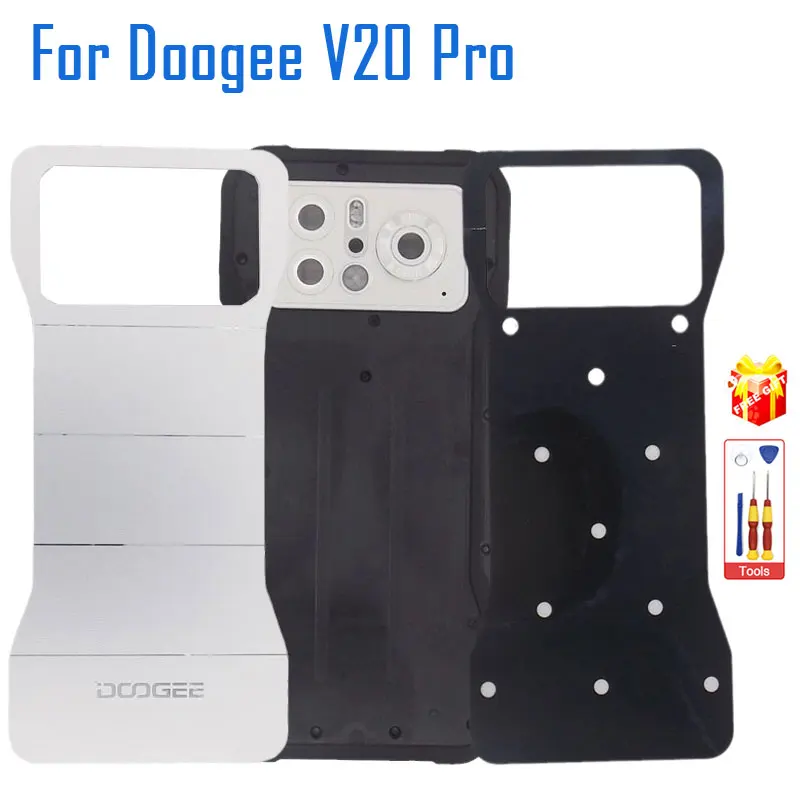 New Original DOOGEE V20 Pro Cover Plate Battery Cover Back Case With Adhesive Backing Accessories For DOOGEE V20 Pro Smart Phone