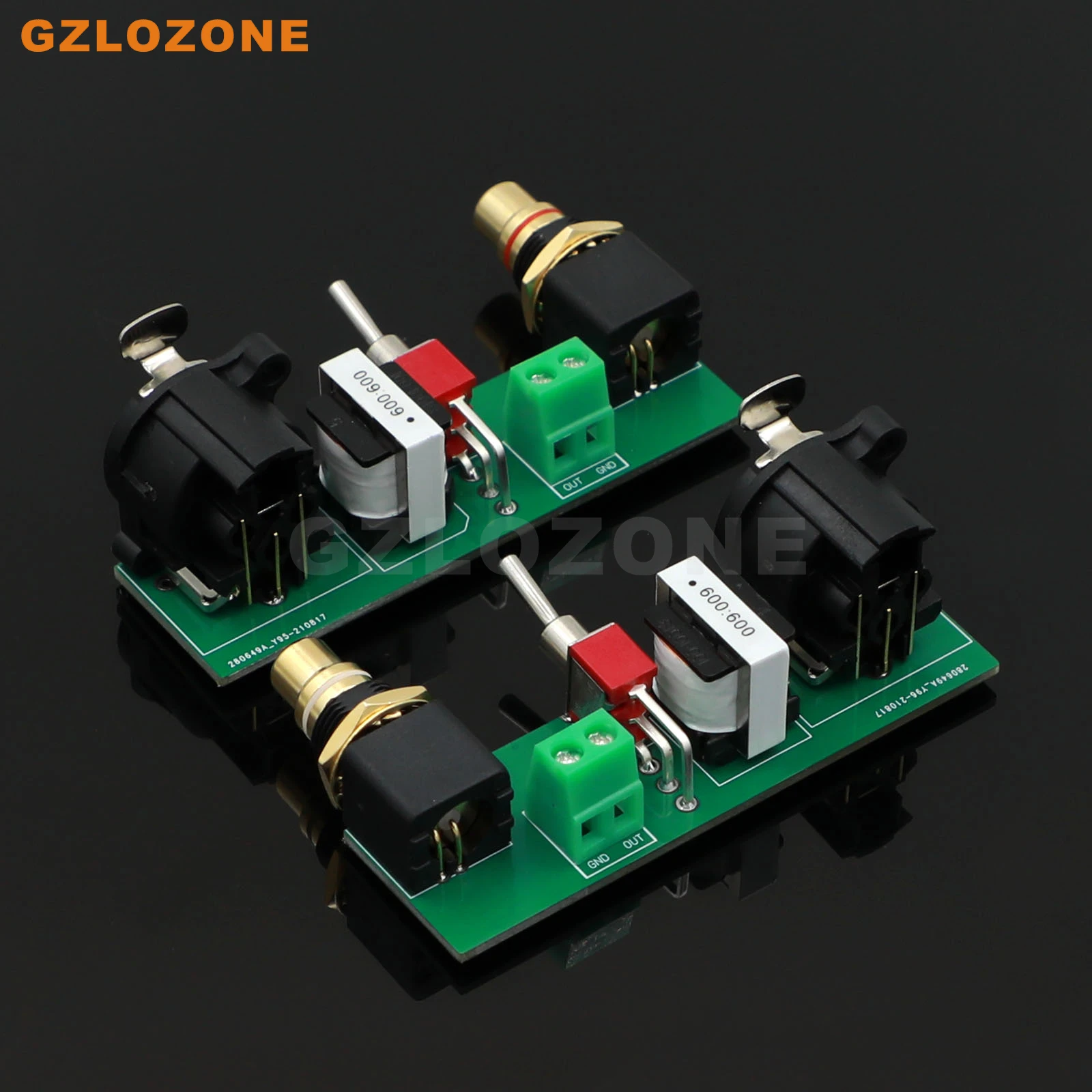 1 Pair Z600 Balanced XLR Signal To Unbalanced Signal Passive Conversion Board