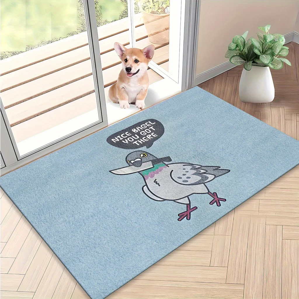 

VIKAMA Dove Carpet Blue Floor Mat Doormat Welcome Mat Outdoor Carpet Kitchen Rug Rug For Bedroom Carpet For Live Room Home Dec