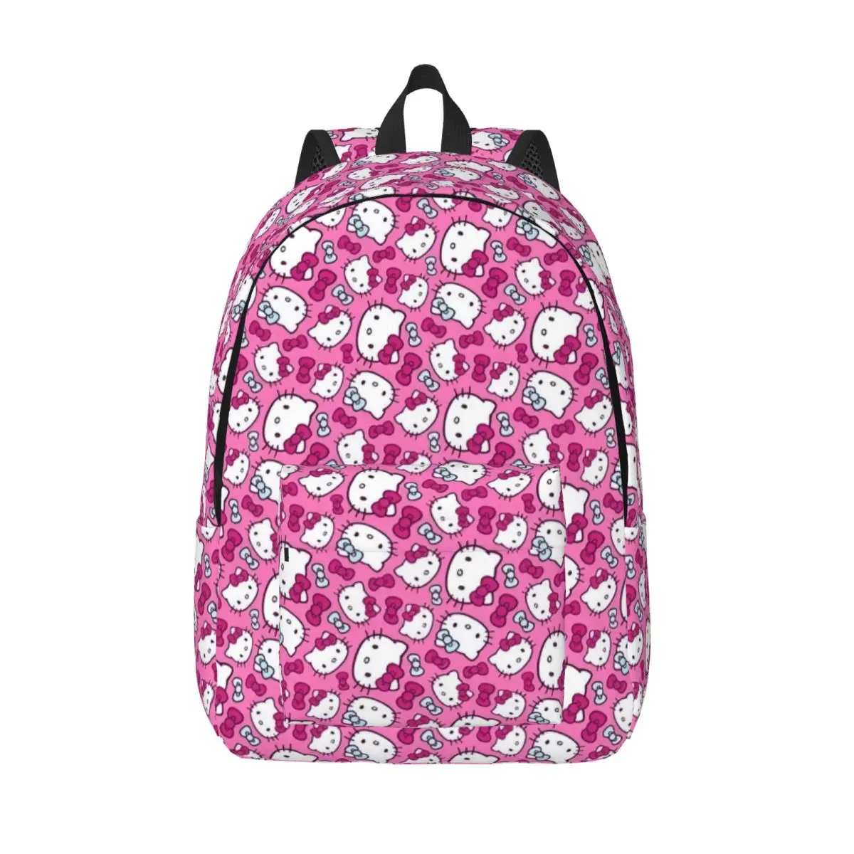 

Классический рюкзак Hello Kitty с героями мультфильмов, легкий школьный рабочий рюкзак для мужчин и женщин, холщовые сумки для ноутбука и компьютера