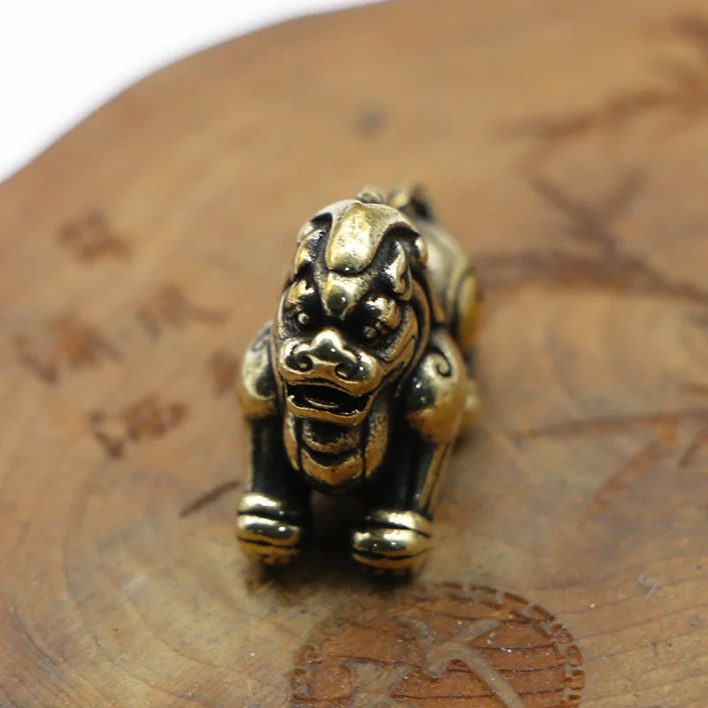 1/2pcs Brass Keychain Kirin Pixiu Keychain Pendant Pendant Jewelry