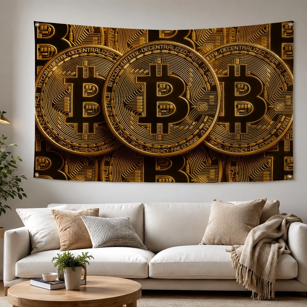 Bitcoin-Tapete für virtuelle W – Outdoor Camping Wallpaper Bewertung und Preis