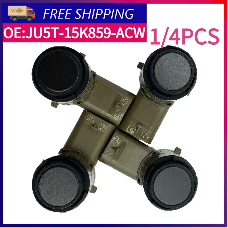 JU5T-15K859-ACW PDC Reversing Radar Parking Sensor 1/4PCS For Ford Focus Escape Kuga Explorer Bronco Sport Lincoln