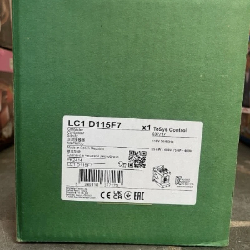 

Brand New Original LC1D115F7C AC110V LC1D115M7C AC220V LC1D115Q7C AC380V contactor Fast Shipping