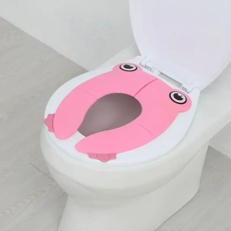 Portable Kids Travel Potty Seat Pad Baby Folding Toilet Training Seat Cover Toddler Urine Assistant Cushion Children Pot Seater