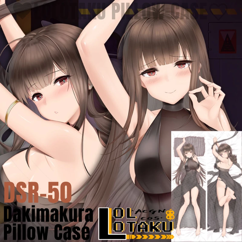 

DSR50 Dakimakura Girls Frontline игровая Подушка двухсторонняя Сексуальная обнимающая Наволочка на подушку наволочка домашнее постельное белье Декор