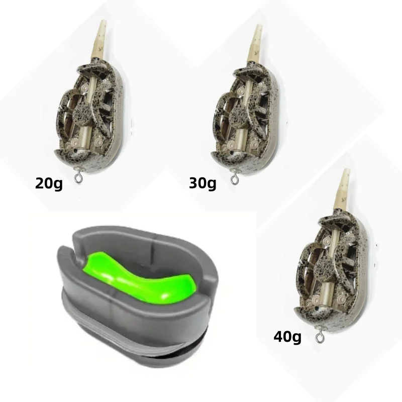 

Carp Fishing Feeder Kit Complete High-Speed Bait Launcher with Mold