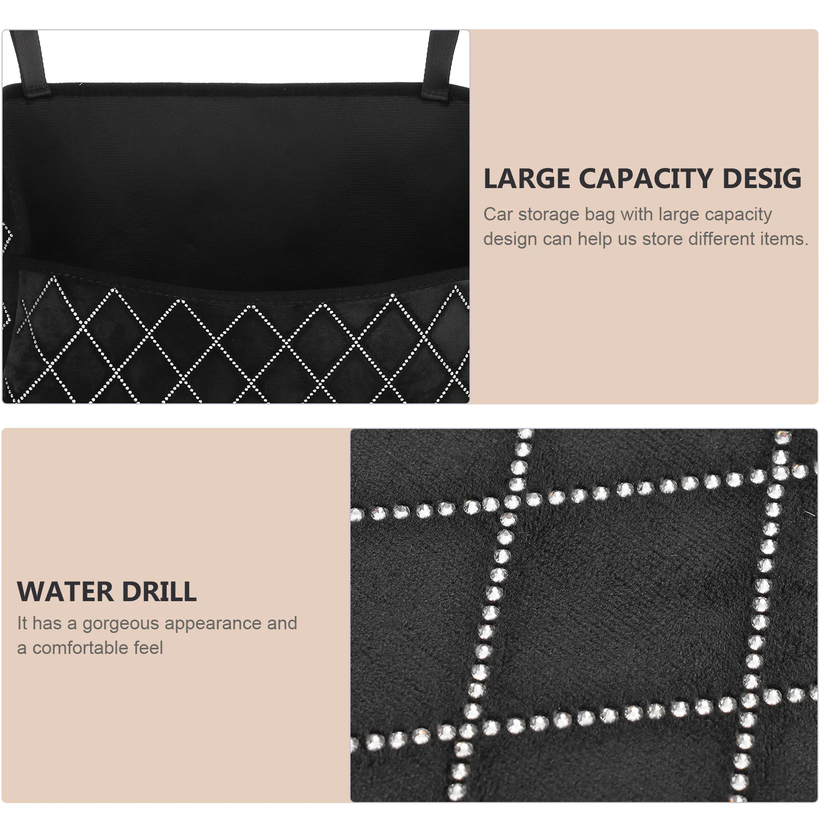 

Storage Net Bag Driver Pouch Car Seat Back Between Seats Organizer Hanging Pocket