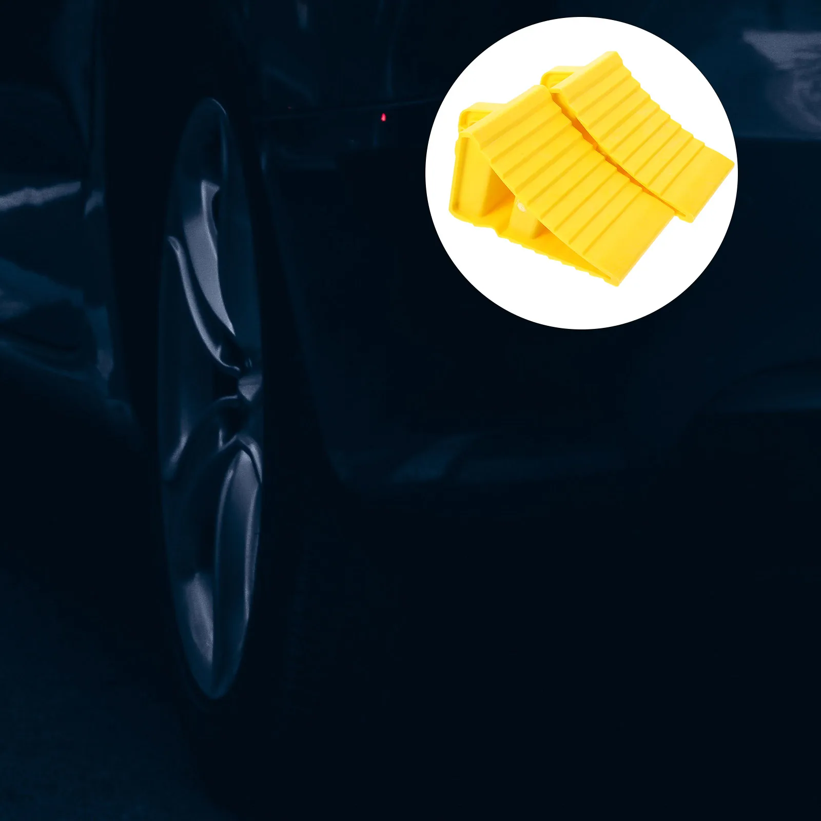 

2 шт. колесные амортизаторы, стопор для шин, противоскользящий автомобиль, прицеп, мотоцикл, резиновая, дополнительное сопротивление, встроенная ручка для стабилизации канавок