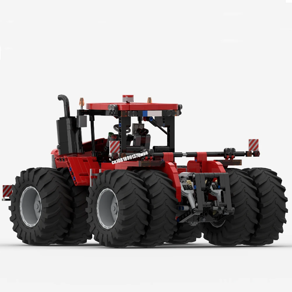 NEW MOC 1233PCS RC CASE 470 Steiger tractor trailer model DIY creative ideas Child Toy Birthday Gift technology Building blocks