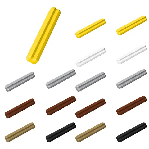 110pcs 4519 Technical Axle 3L Bricks Collection Bulk Modular Toy For Technical MOC DIY Buildings Blocks Christmas Gifts For Kids