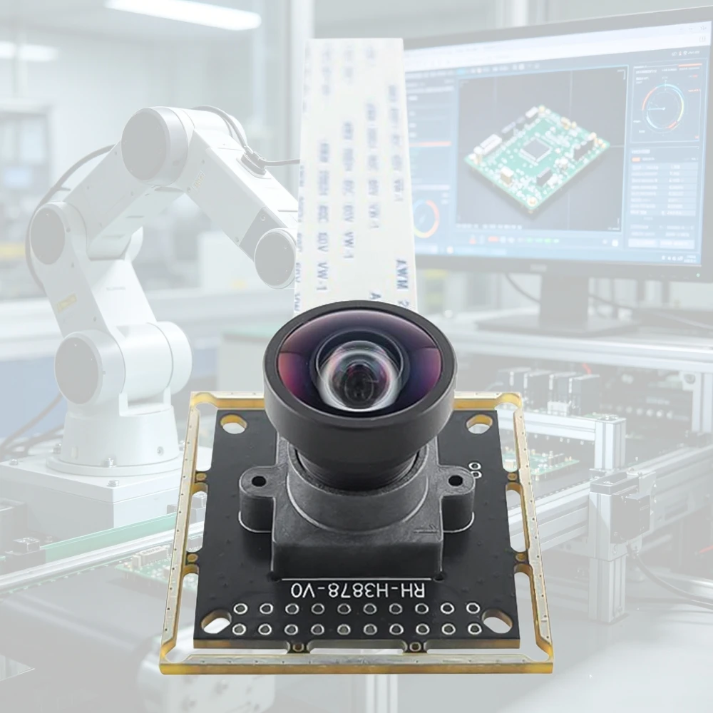 IMX678 Camera Module 4K HD 8MP 60FPS 30P 4Lane MIPI Interface Manual Focus 6MM Lens 120 Degrees No Distortion M12 Lens