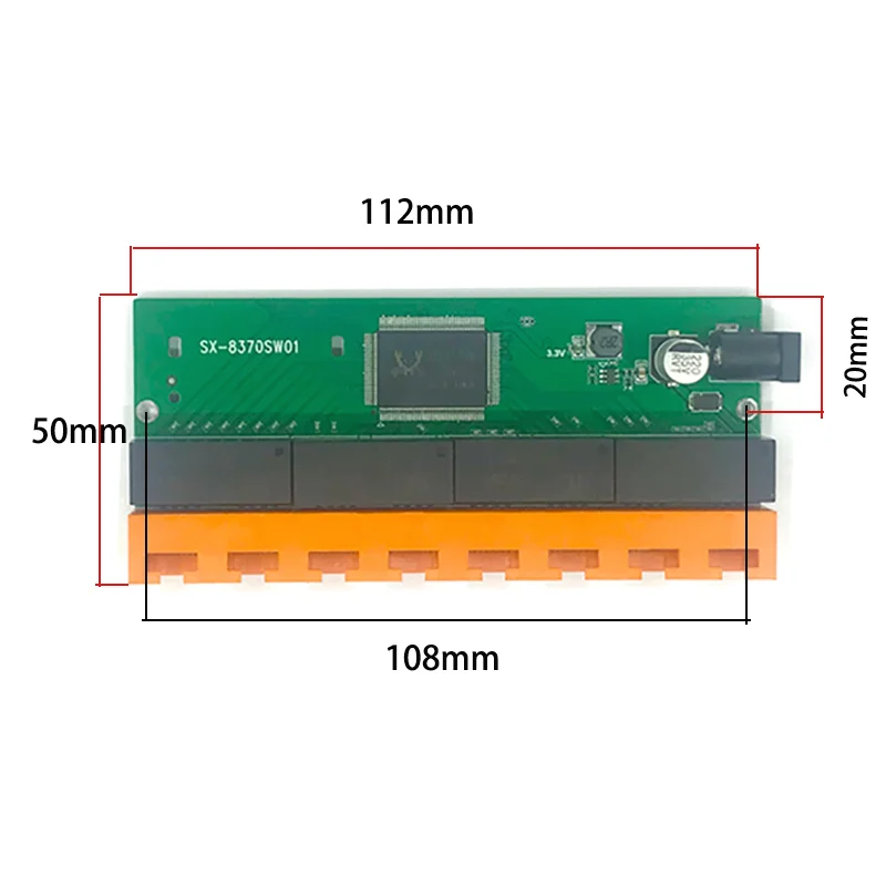 Oem Nieuw Model 8 Poort Gigabit Switch Desktop Rj45 Ethernet Switch 10/100/1000Mbps Lan Gigabit Switch Rj45 Tp-Link