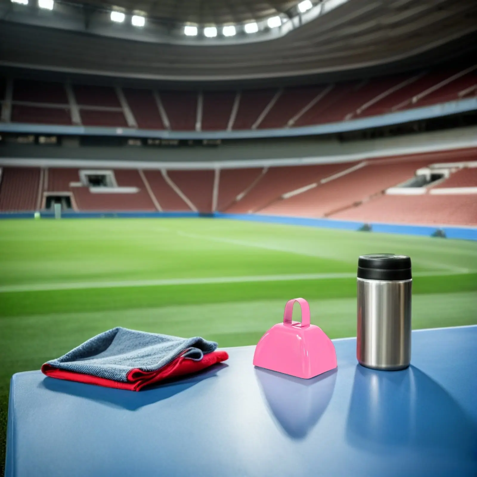 2Pcs Metal Cowbells Cheering Cowbell Set for Football Games Sporting Events Parties Weddings Gatherings Loud Clear Sound Outdoor