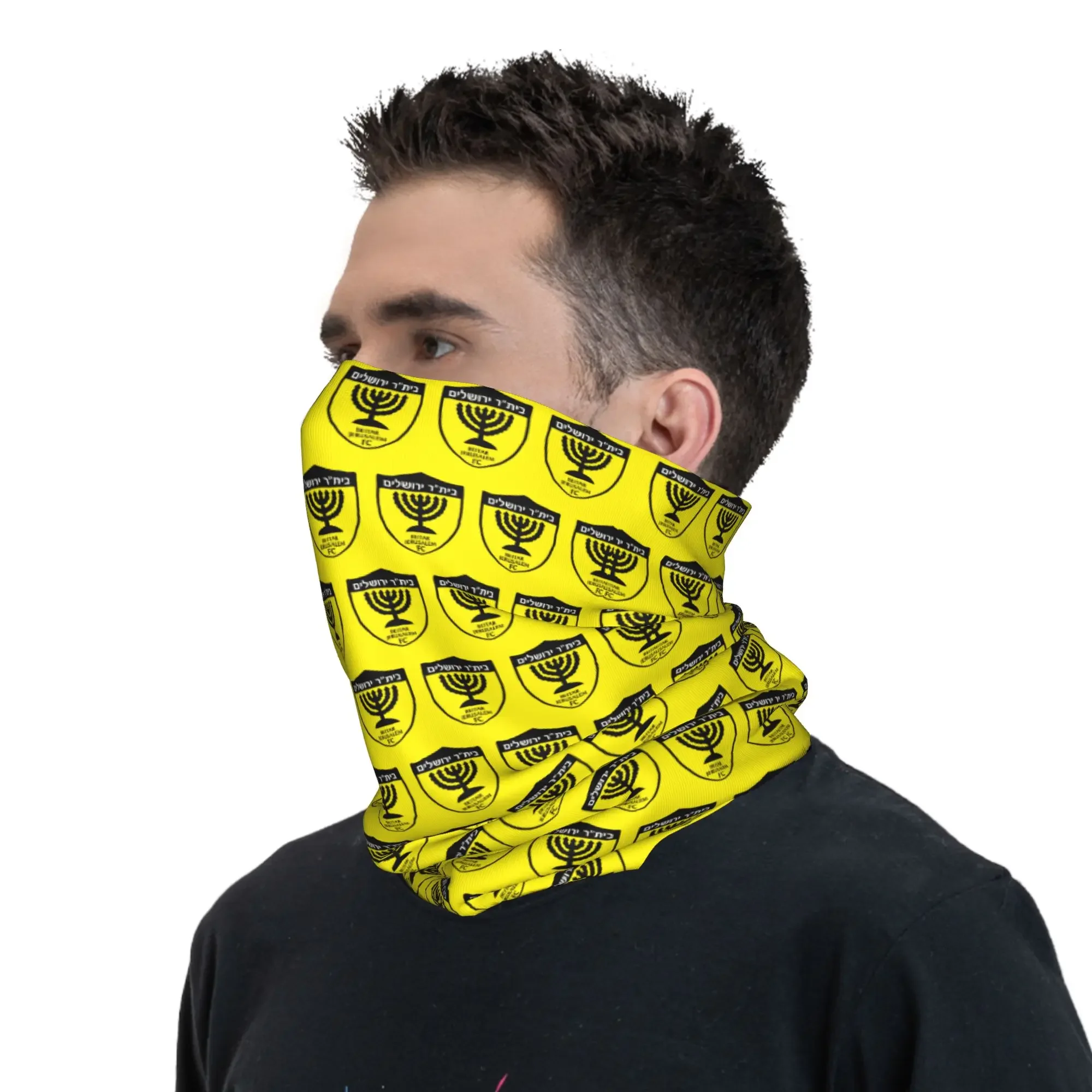 New Beitar Footbally Jerusalem FC Winter Headband Neck Warmer Men Women Hiking Running Tube Scarf  Face Bandana Gaiter view 5