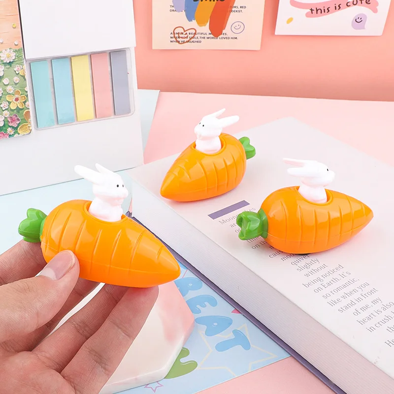 5 pezzi di cartone animato pasquale carota coniglietto inerzia auto giocattoli carino carota coniglietto pull-back auto divertimento per bambini piccolo giocattolo regalo per feste all'ingrosso