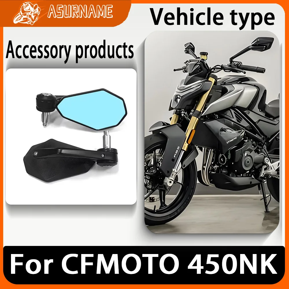 

FOR CFMOTO 450NK 450 NK Motorcycle Rearview Mirror Handlebars Rearview Mirror Retro Handlebars Side Mirror Accessories