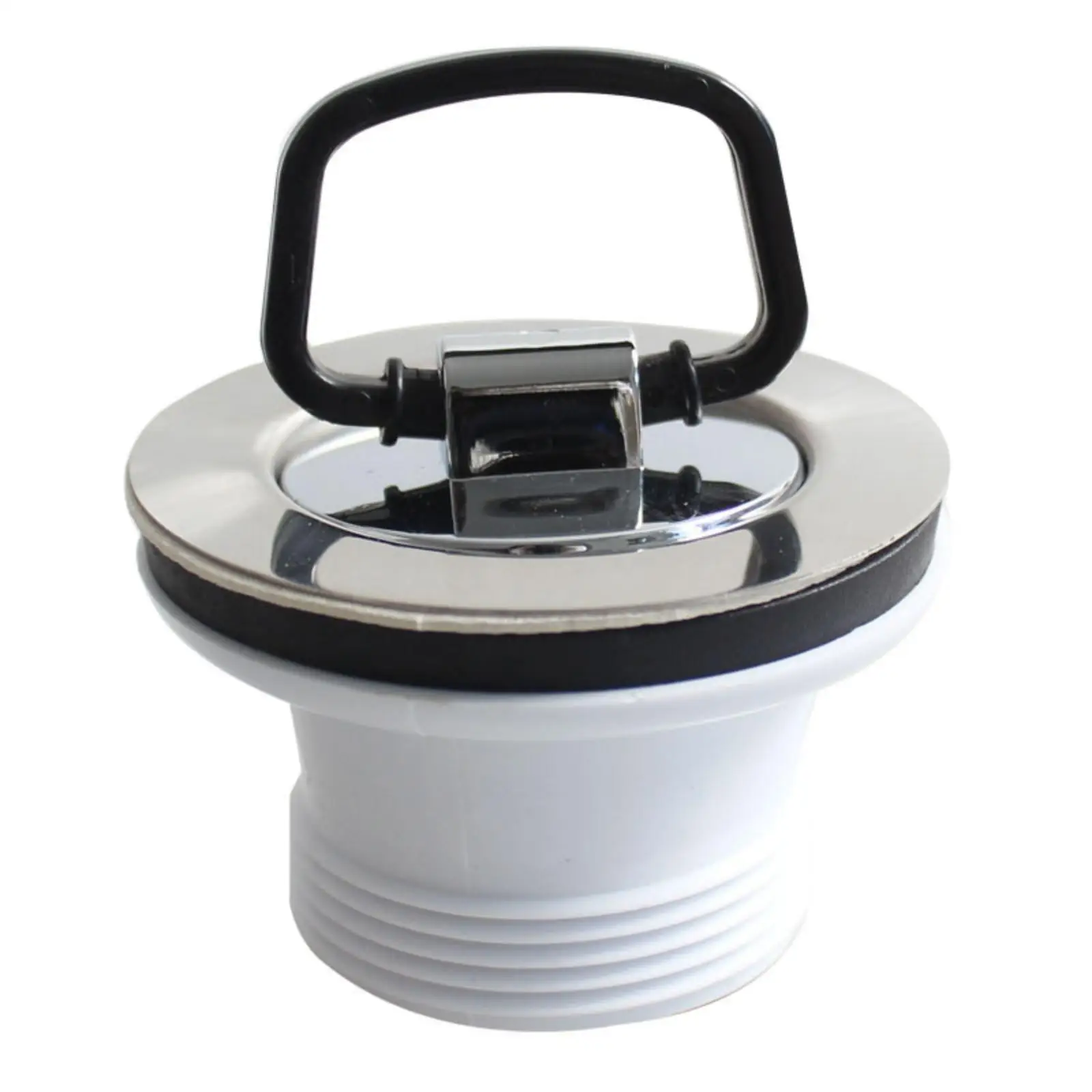 Basin Drain Stopper Threaded Lift-and-Turn Stopper Assembly Plastic