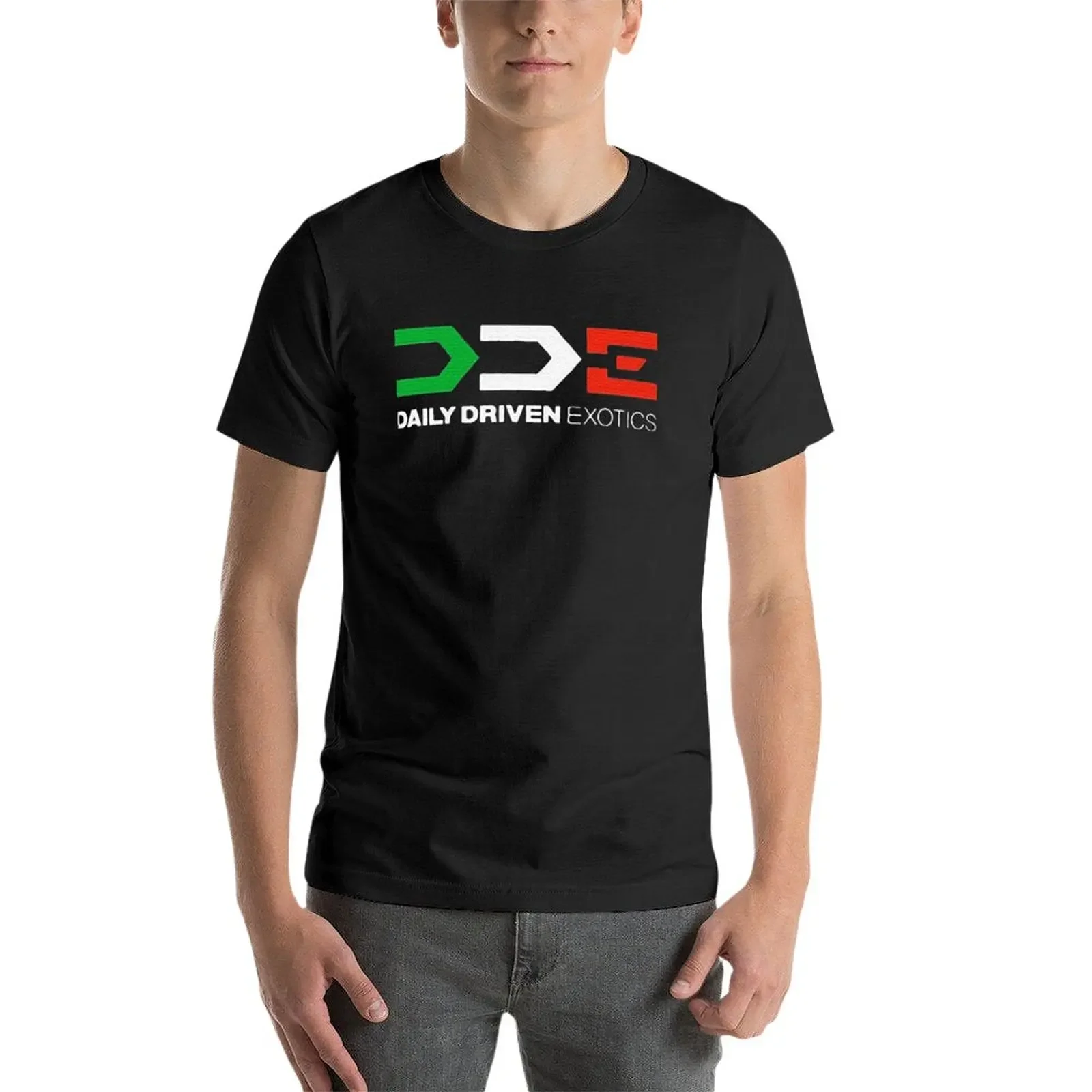 DDE Daily Driven Exotics T-Shirt Short sleeve tee korean fashion Short sleeve tee men