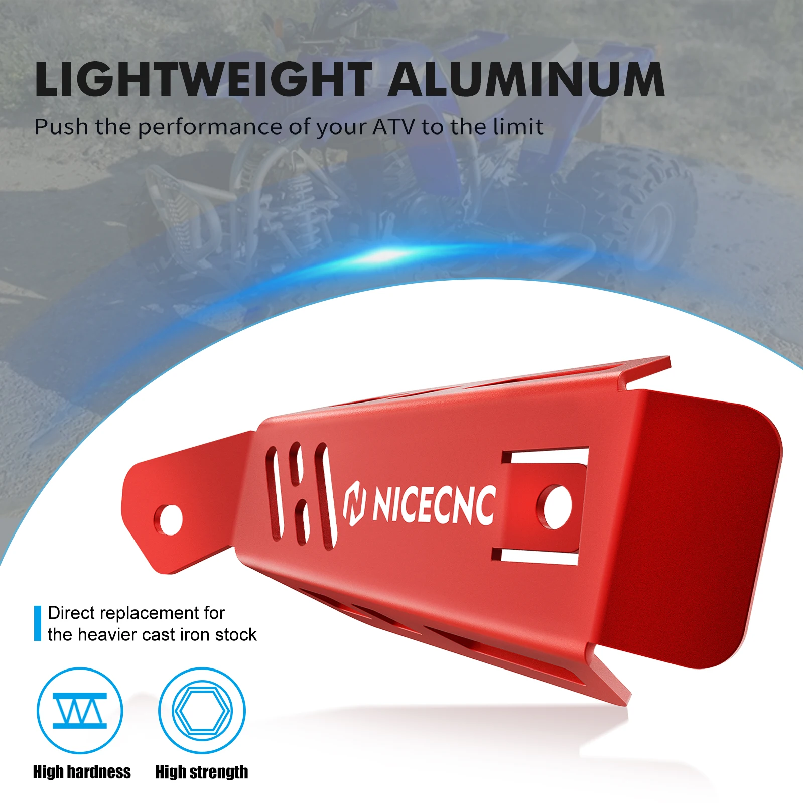 

NICECNC Exhaust Pipe Heat Shield Guard for Yamaha Blaster 200 YFS200 1988-2006 YFS200SE Special Edition 2006