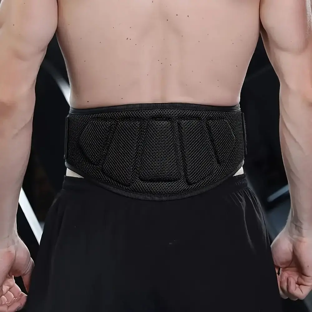 

Deadlift Adjustable Fitness Belt EVA Breathable Weightlift Waist Support Durable Safe Workout Power Belt Gym Equipment