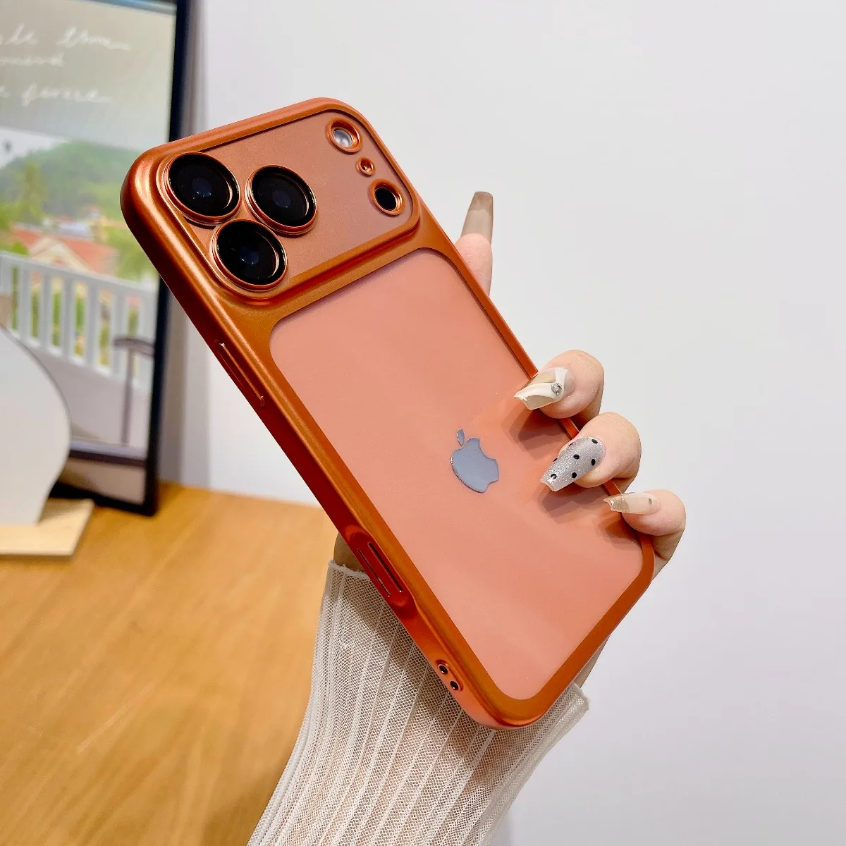 Überzug TPU-Hülle für iPhone 17 Pro Max 17 Pro, weiche, klare, runde Kameraschutzfolie, Objektivfolie, stoßfeste, schlanke Schale, Fundas