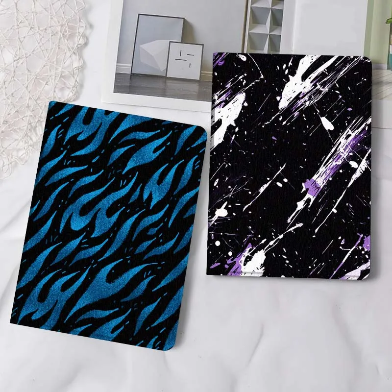 

Blue Flame Pattern Design Gift Tablet Case For Samsung Tab Galaxy S6 S11 A A7 A8 A9 A11 10.1 10.4 10.5 Plus Lite