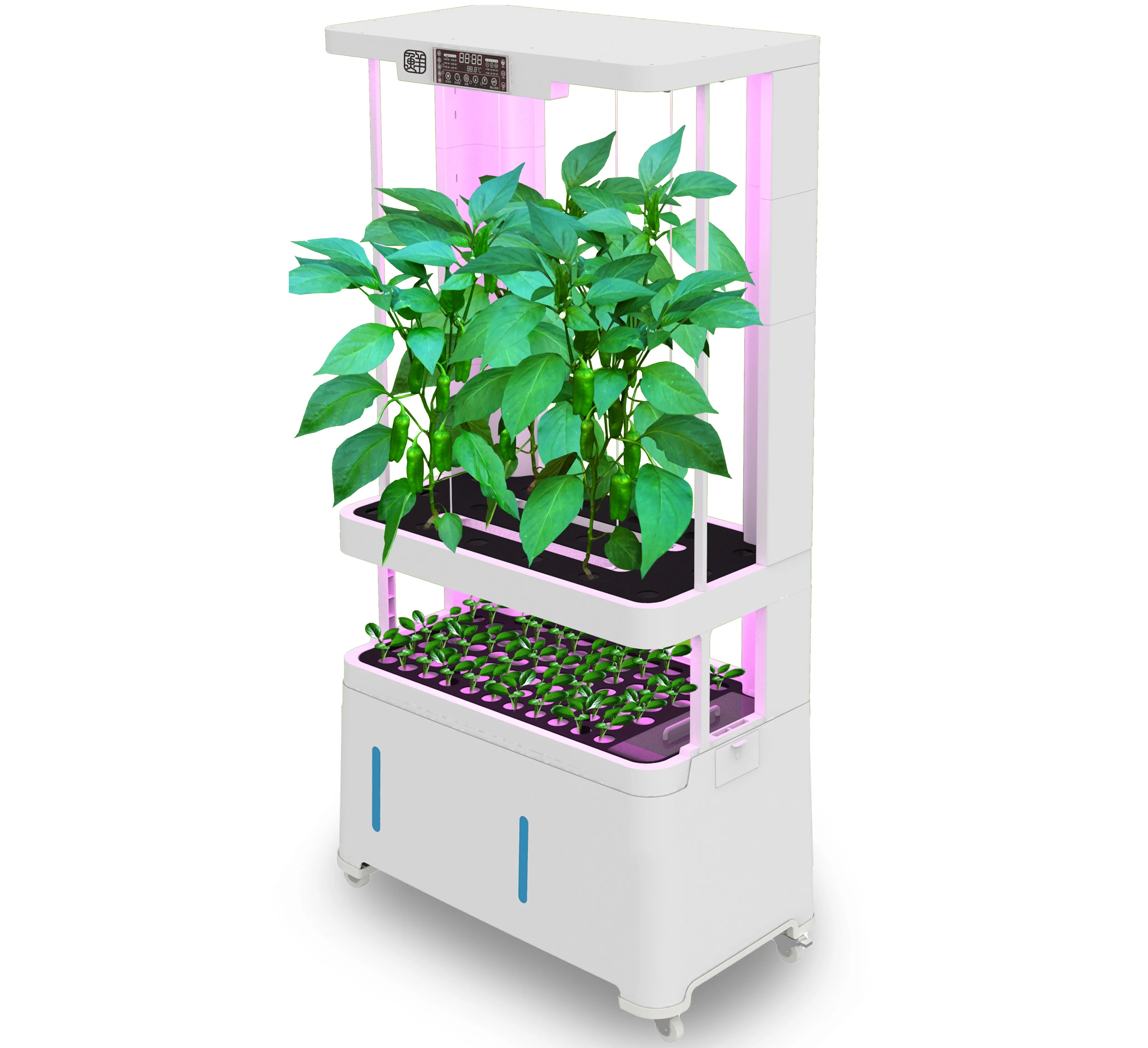 Automatic Complete Vertical Hydroponic System Smart Electronic Style Flower Home Garden Aquaponics Irrigation Grow Vegetables