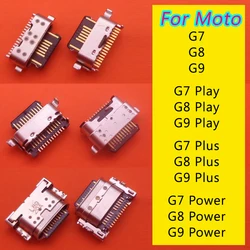 10pcs Type C USB Charging Charge Port Dock Socket Connector For Motorola Moto G7 G7 Plus G8 G8 Plus G8 Power G9 Plus Play Power