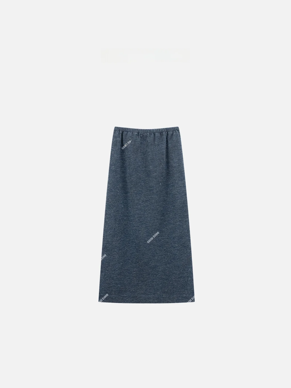 

Zone Retro Versatile Elastic Waist Skirt Simple Commute Mid-Length Women's Faion Cotton Blend Summer Collection