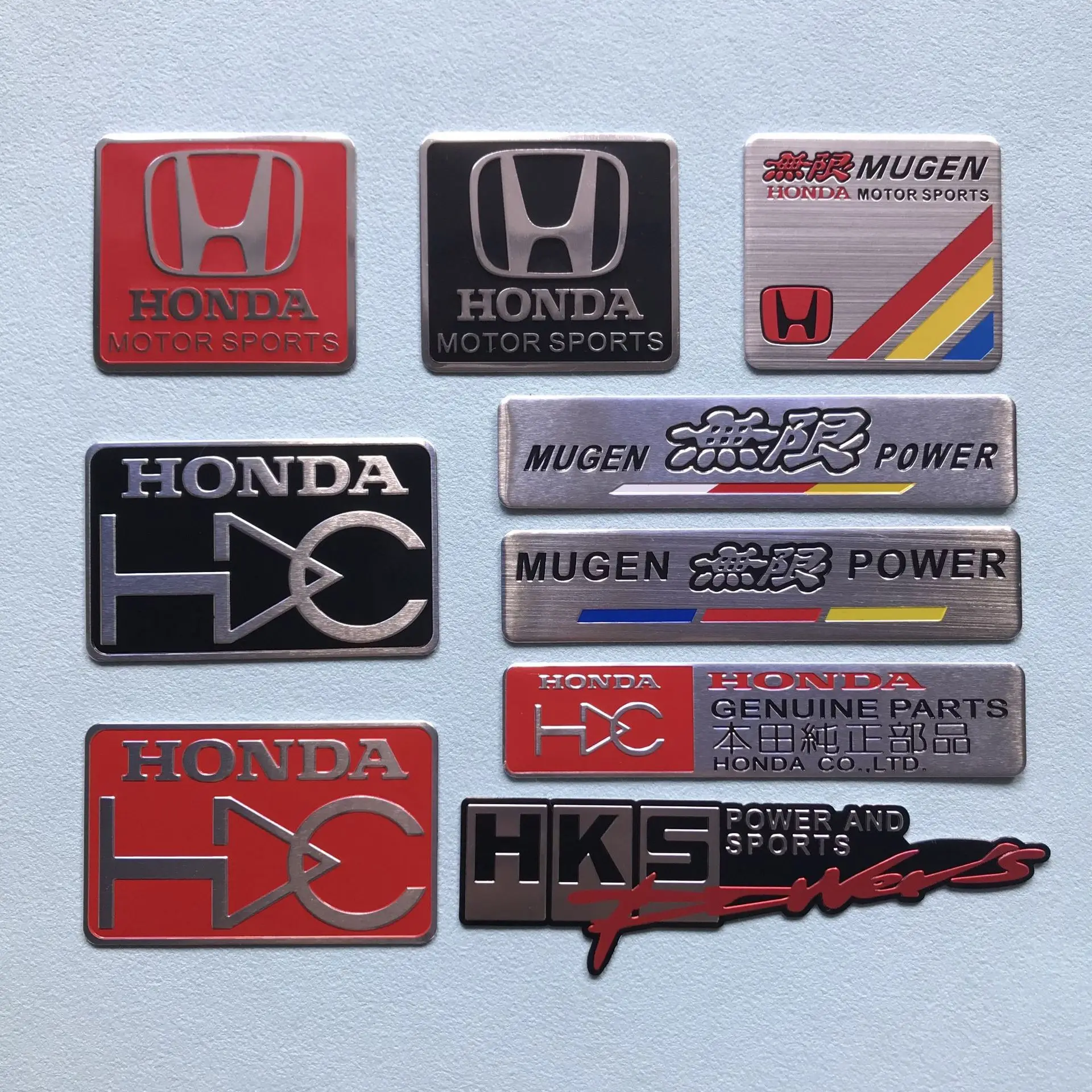 

Honda 3D Car Aluminum Sticker Metal Badge Car Truck Motorcycle Body Bumper Garnish Styling Sticker Car Accessories for Honda