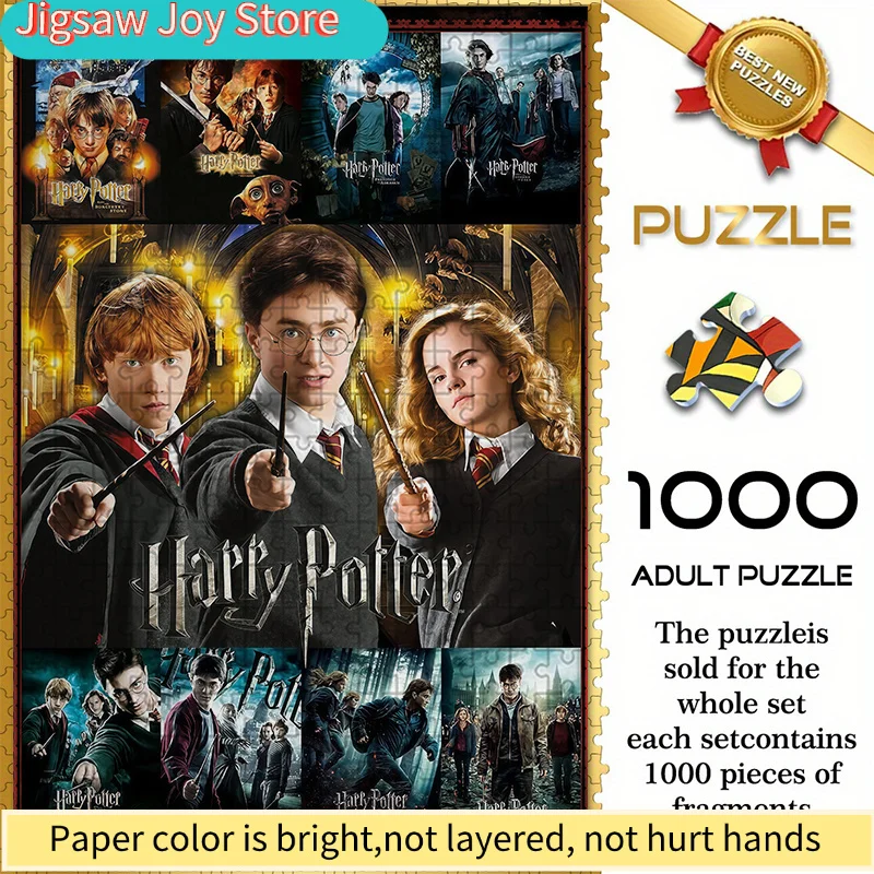 

Пазлы Warner Bros. Seamless Puzzles Z10.1-3 с персонажами и сценами из фильмов о Гарри Поттере, размером . Прочный и толстый полиуретан