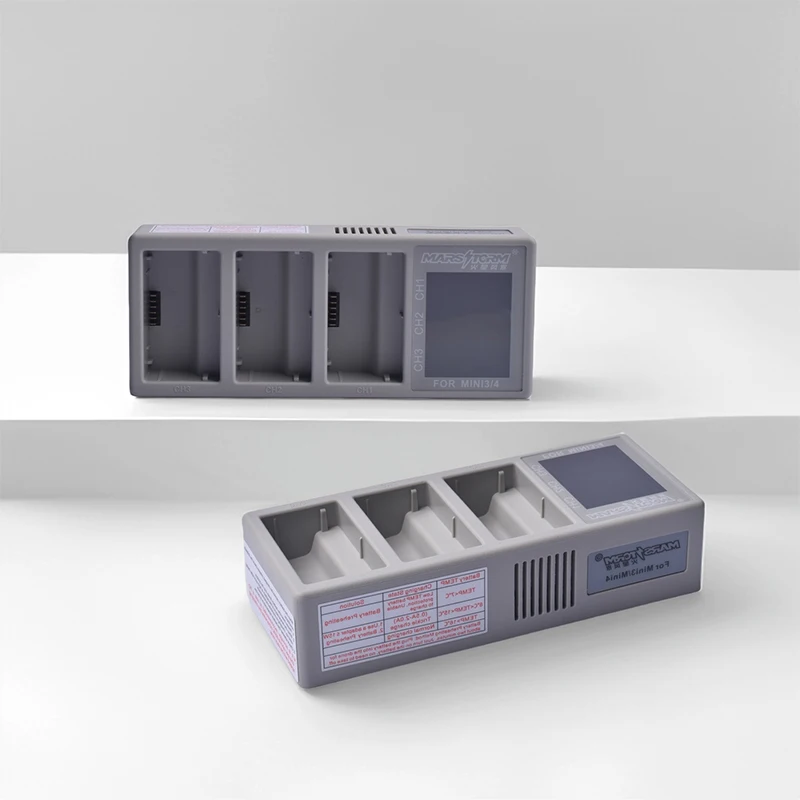 

For Mini 3/Mini 3 Pro/Mini 4 Pro digital three charging tube, parental battery life, color screen, digital display charger