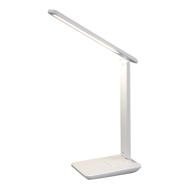 led desk lamp for charging and plug-in reading in student dormitory