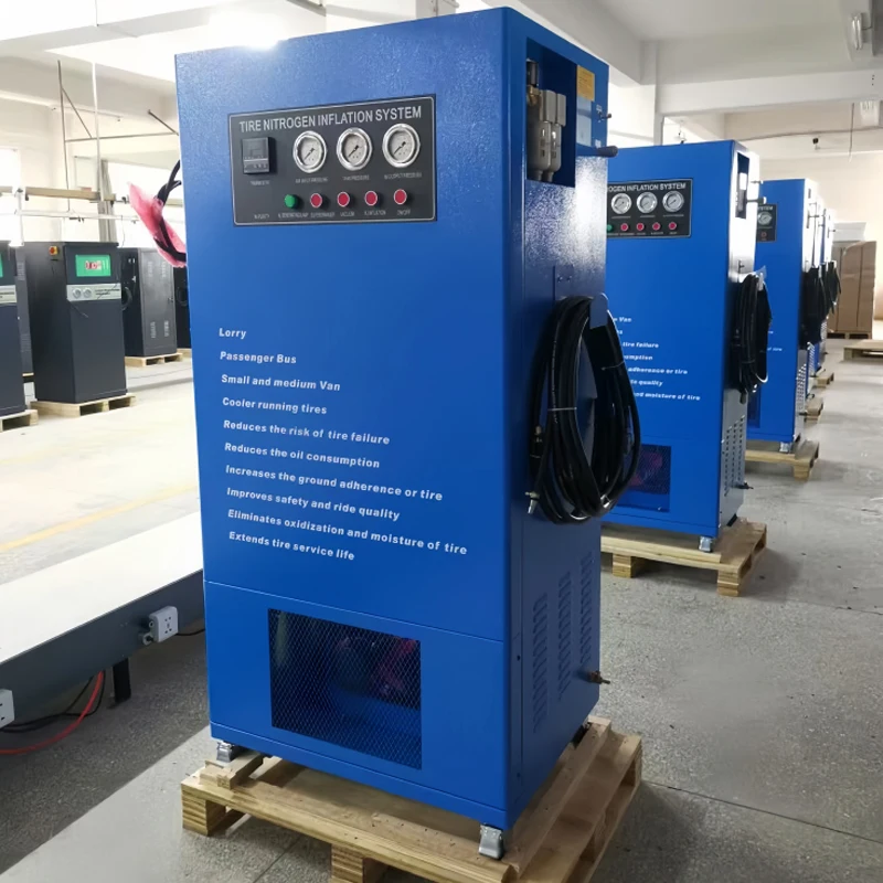 Automobile Tire Nitrogen Generator Large High Purity Tire Nitrogen Filling Mechanism Nitrogen Inflator