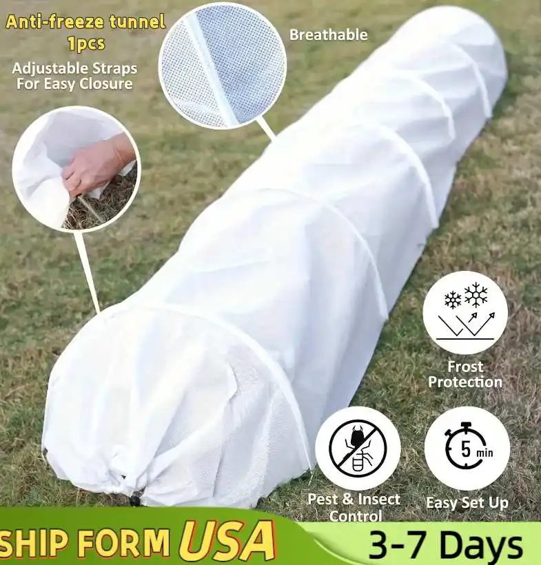 

Non-Woven Tunnel Outdoor Gardening Garden Cold-Proof Autumn And Winter Vegetables And Plants Small Arch Shed Film Frame