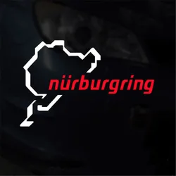 Classic DesignCar Stickers The Racing Track Nurburgring Sticker  Car Deca CarWaterproof Auto Sunscreen  Car-Sticker KK