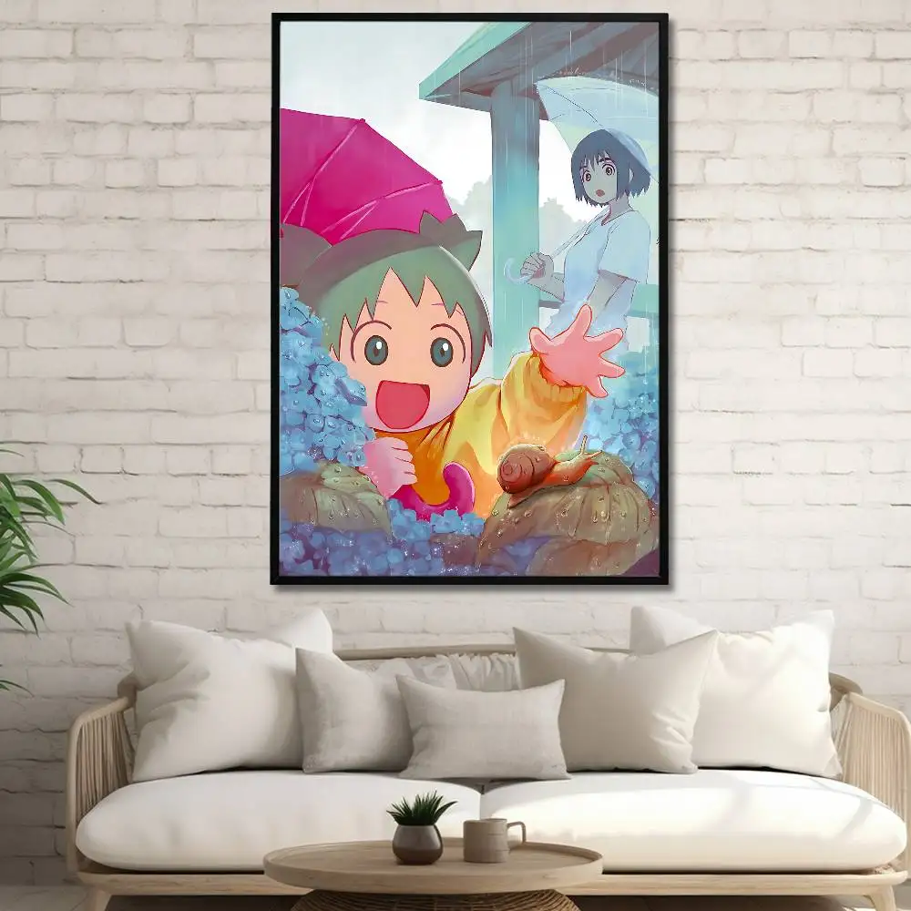 Y-Yotsuba Cute K-Koiwai New group Poster HD home decor sticky wall waterproof home living room bar aesthetic decor