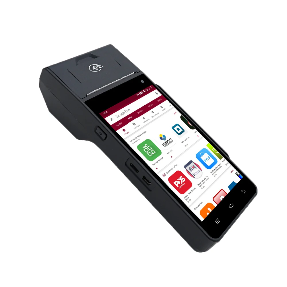 Hssprinter-Máquina Pos Portátil, Suporte Universal Pay Card, 4G, Android 7.1