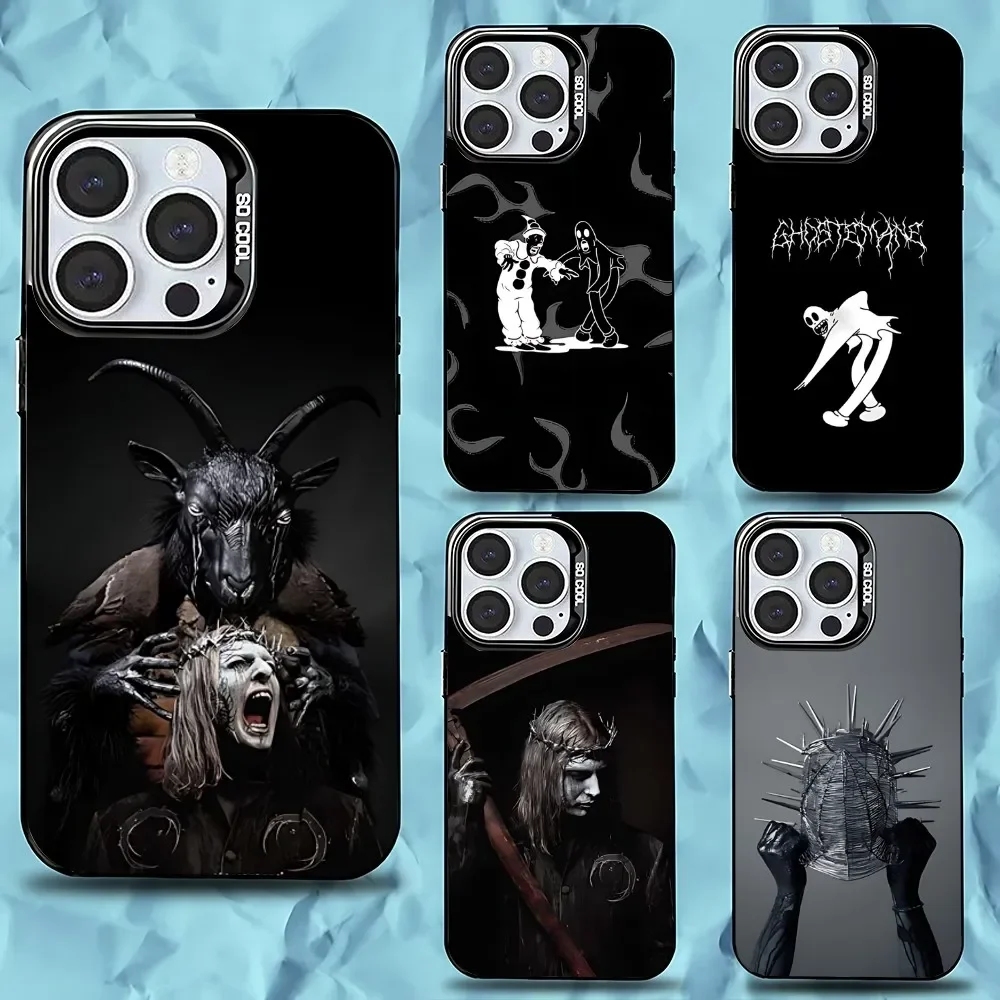 

Rapper G-Ghostemane Phone Case For iPhone 16,15,14,13,12,11,Pro,Max,Plus,Mini,XS,SE Anti Fall Black Matte Hard Bumper