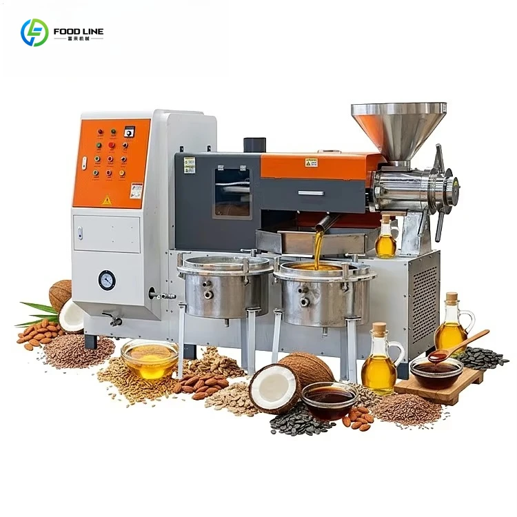 New Type Cold Hot Dual-Purpose Fully Automatic Olive Press Machine Commercial Use High Capacity 300-500KG/h Extraction Equipment