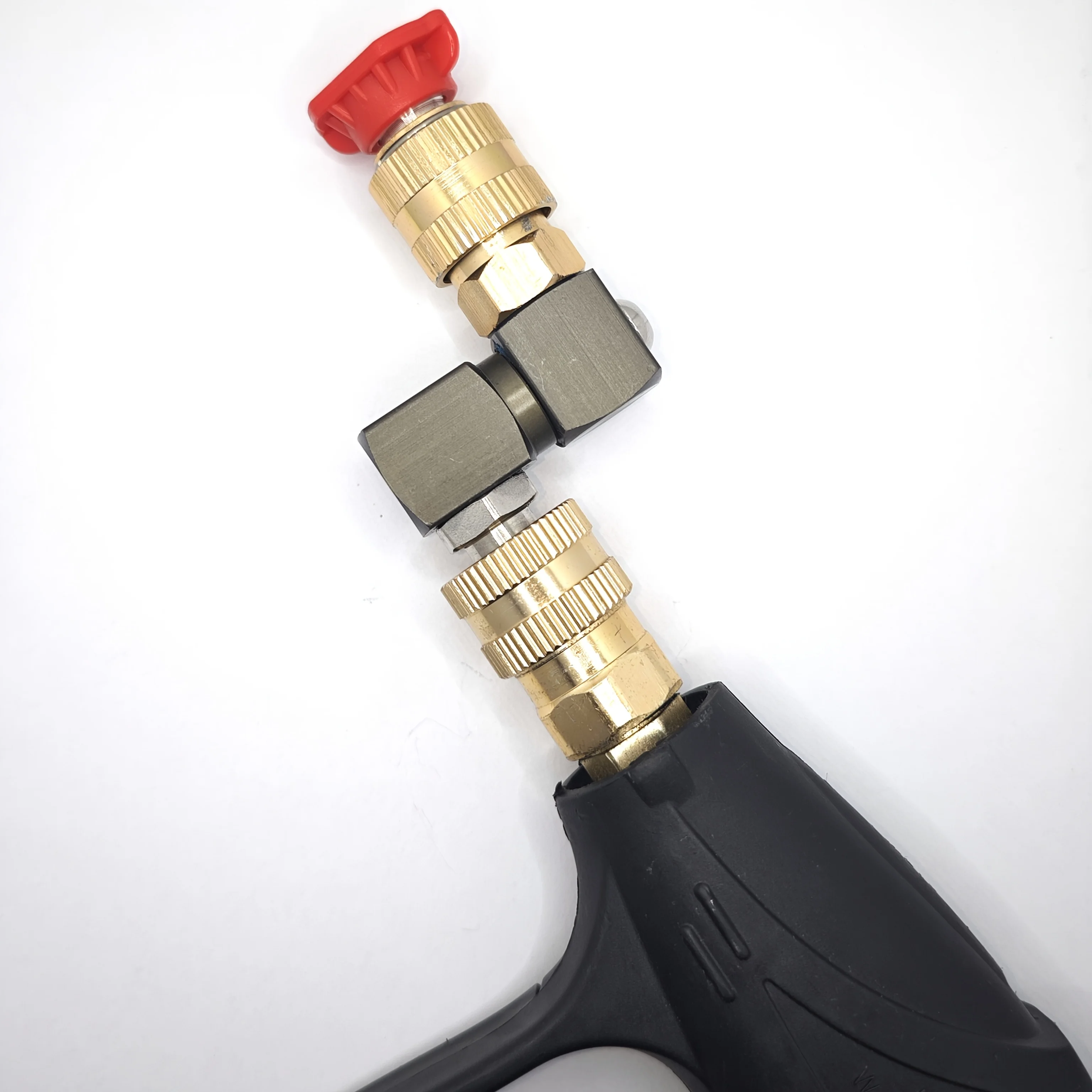 1Pc 360° Rotating Pressure Washer Gun Jet Nozzle, 1/4