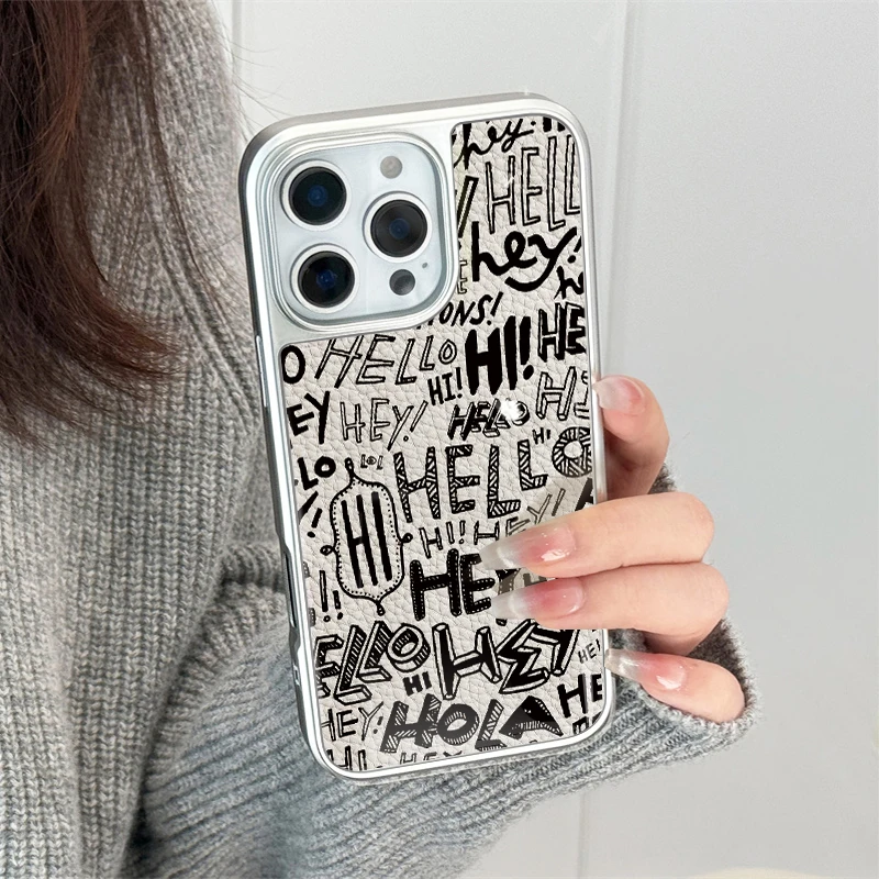 يا!!! حافظة هاتف مصنوعة من الجلد لهاتف آيفون 11/12/13/14/15/16/46 Pro Max AIR PLUS #3