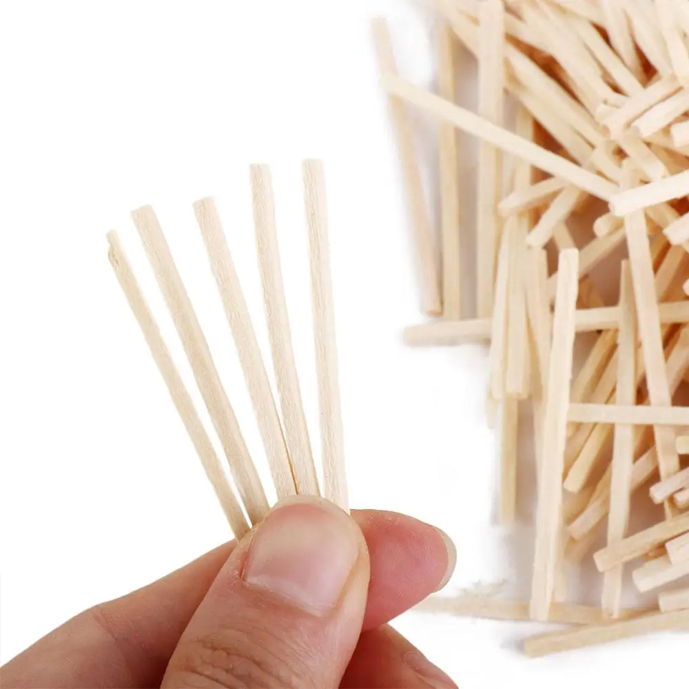 Crafts Toys DIY Craft Supplies Educational Toys Colorful Wooden Matchsticks Handmade Material Wooden Sticks Wooden Match Sticks