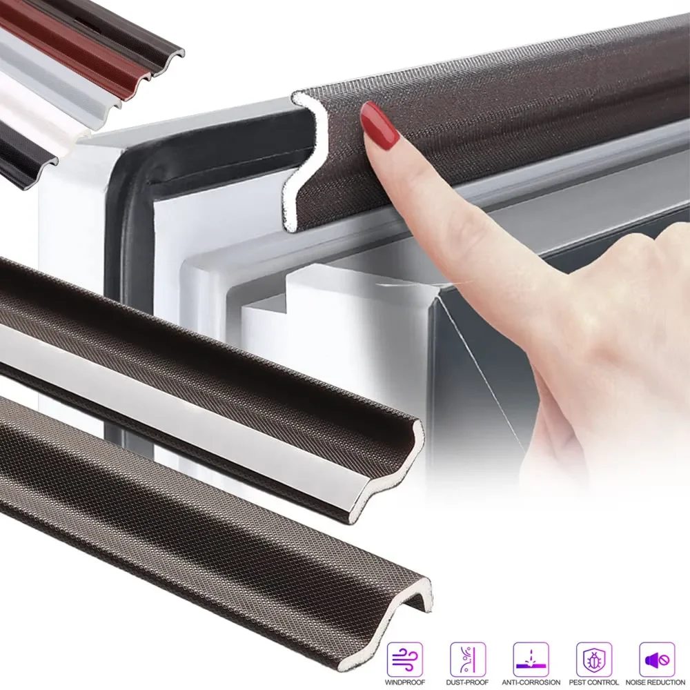 

New 40M Acustic Foam Window Sealing Strip for Casement Window Seal Soundproof Foam S Weather Stripping Door Seal Gap Filler Tape