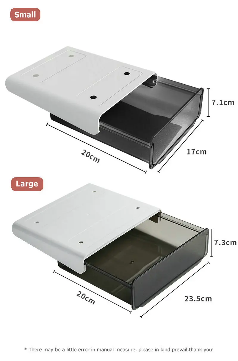 クリエイティブなデスク引き出し,家,オフィス,文房具用の多機能隠し引き出しオーガナイザー