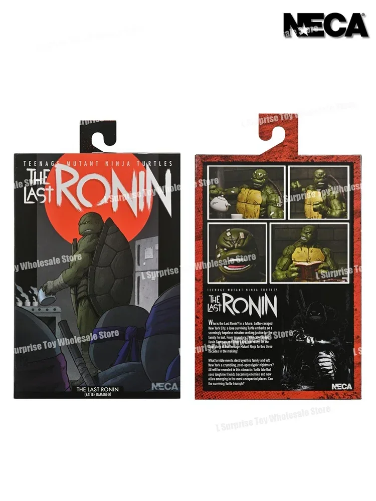 [New-Hot] Original Neca Tmnt Turtles Figures SHF The Last Ronin Battle Damaged Last Ronin Anime Action Figure Model Gifts Toys