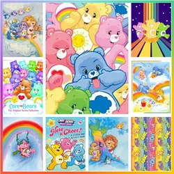 Cute Rainbow Bears Diamond Painting Pictures Puzzle Cross Stitch Mosaic Embroidery Wall Decoration 5D DIY Art Gift Offers